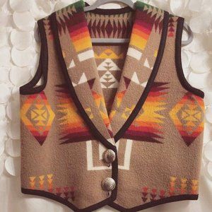 Vest, Genuine American Indian Wool